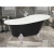 Luxurious pharaonic National Bathtub Black and White Color, Size 140×75 cm