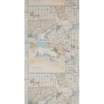 Wall decoration youthful design, size 10 m x 0.53 m, beige color, model 18272