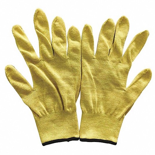 Cut-resistant Glove Size L, Yellow Color | ARAB PROS COMPANY