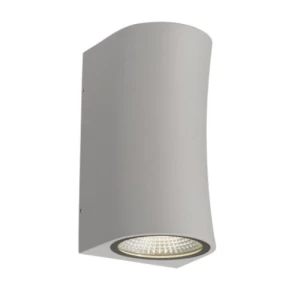 LED Lighting Unit Outdoor Wall Mounted 15x6.5 cm Grey | Matkel Store