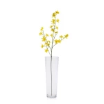 ورد صناعي أوركيد، مقاس 100 سم، لون اصفر