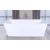 Unix Bathroom Bathtub White, Beveled Design, Size 80×150 cm