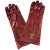 PVC glove, size 9L, red color, Honeywell brand