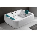 Modern Jacuzzi Bathtub, Size 193×153 cm White