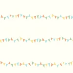 Youth and children wall decoration, off white color, length 10 m, width 0.53 m, model GK8950 