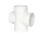 ACCESS TEE PVC 90° Schedule 40 Chanal Brand Size 4 × 2 inch Height 219.00  mm White Color