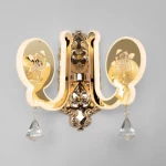 Classic Wall Light, 28 cm Length, 31 cm Width, Gold Color