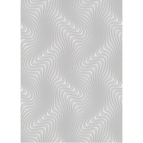 Wavy Wall Decoration 10m x 0.53m Pale Gray | Balbaid Decor Company Model 10146-43