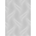 Wavy wall decoration, pale gray color, length 10 m, width 0.53 m, model 10146-43