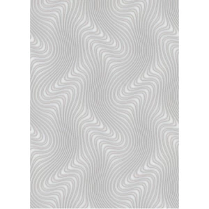 Wavy Wall Decoration 10m x 0.53m Pale Gray | Balbaid Decor Company Model 10146-43