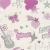 Youth and children wallpaper, beige with pink color, length 10 m, width 0.53 m, model 734522 