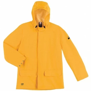 جاكيت مطر مقاس 2XL لون أصفر بوليستر PVC ماركة Helly Hansen | شركة المحترفون العرب