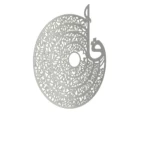 4 سور قرآنية بلوحة جدارية واحدة (الإخلاص - الفلق - الناس - الكافرون) - مجموعة قل، لون فضي، الحجم 69 × 76 سم