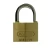 Brady brass lock with a steel shackle    width  49 mm  height  73 mm   depth  15 mm  diameter 7 mm          ---Opening-   
