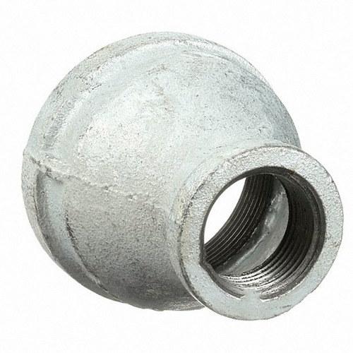 Reducer Coupling 2 x 1 1/4 inches White Malleable Iron | ARAB PROS COMPANY