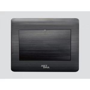 Single Switch 7x7 cm 10 Amp Black Color | Art DNA