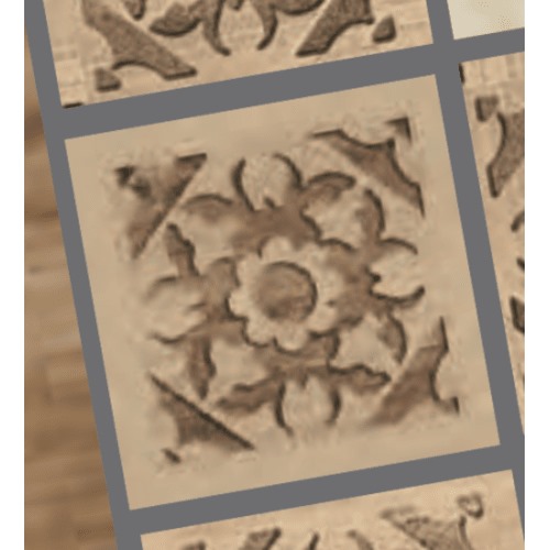 ارضيات سيراميك، لون ركن ملكي، مقاس 9.5x9.5 سم، مربع الشكل | شركة المستقبل للسيراميك