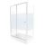Shower Cabin with Rectangular Shower Tray, Width 120 cm, Length 80 cm, Height 185 cm | Aldossary Company