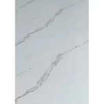 Glossy Marble replacement panel for floors, color white with gray veins, size 290x122 cm, model A037