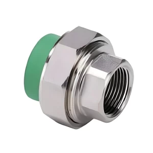 شدة وصل PPR سن داخلي مقاس 20 مم×1/2 انش، لون اخضر | Cosmoplast
