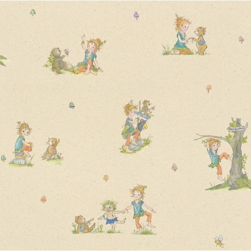 Youth and Children Wallpaper 10m x 0.53m Beige, Model 297409 | Balbaid Decor Company