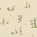 Youth and children wallpaper, beige color, length 10 m, width 0.53 m, model 297409 