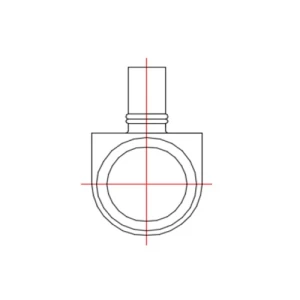 Black HDPE Reducing Tee, Size 355/800 mm SDR 11 | Union Pipe industry KSA