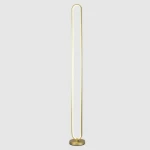 Tall Floor Lamp, Diameter 15 x Height 140 cm, Gold Color