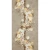 Floral wall decoration, beige color, length 10 m, width 0.53 m, model 17793  