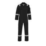 Lightweight coverall ideal for the hot climate needs of the offshore industry, flame resistant, size L.
