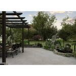 أرضيات سيراميك 43×43 سم، سماكة 12 مم، لون رمادي رخامي | الخزف السعودي