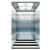High-Speed Passenger Elevator, 630 KG Load, 8 Persons Capacity, 2 m/s Speed, PVD Coated Stainless Steel Wall with PVC Flooring