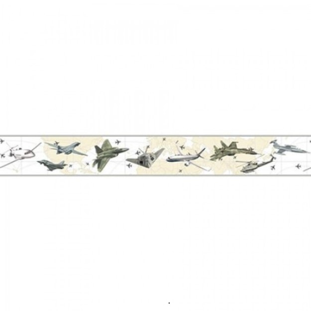 American Youth and Children Wallpaper 10m x 0.53m Beige, Model GK8856BD | Balbaid Decor Company