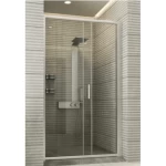Glass Shower Cabin with Square Shower Tray Size 80×120 cm | Abyat Company