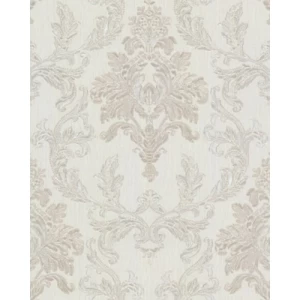 Italian Classic Design Wallpaper 10m Length, 1.06m Width, Off-White | Balbaid Decor Company