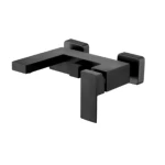 Shower Mixer, Black Color, Model NEBULA CUBE, Chinese, Square