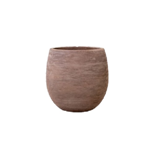 Brown Cylinder Plant Pots Size 55x55 cm | Verde