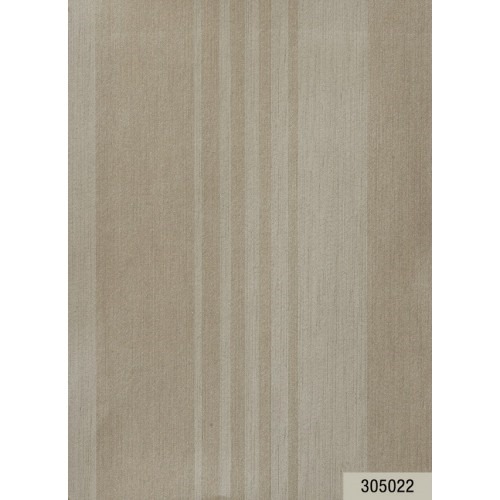 Italian Wallpaper Striped Design Beige Color, Size 10m x 0.73m, Model 305022 | Balbaid Decor Company