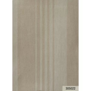 Italian Wallpaper Striped Design Beige Color, Size 10m x 0.73m, Model 305022 | Balbaid Decor Company