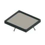 Mild steel Recessed Manhole cover Size 250×250    square shape  Heavy Duty C250/D400 Gray Color | Saudi Cast Factory