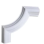 Engraved cornice for interior decoration, size 23x23 cm 