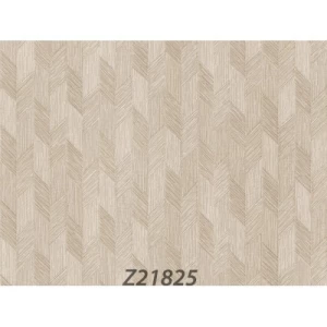 Italian Geometric Wallpaper 10m×1.06m Light Beige, Model Z21825 | Balbaid Decor Company