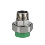 PPR Male Union Size 40 mmx 1¼ inch, Green Color | Cosmoplast