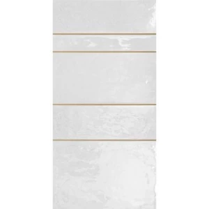 Indoor Wall Ceramic Matte Surface, Size 30x60 cm, White Marble | 