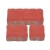 Yahfa Interlock Paver Tiles, Height 6 cm Size 13 cm×25cm, 19cm, 13cm (3 Pieces)  Dark Red Color | Artic Factory