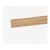 Wooden fiber wall skirting, brown color, model 381749, size 260x8x1.6 cm