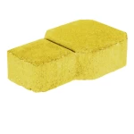 بلاط رصيف انترلوك يوني ديكور  براند الارمك  سمك  8 سم اللون اصفر