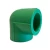PPR Plastic Elbow 90°, Size 75 mm, Green Color | Cosmoplast