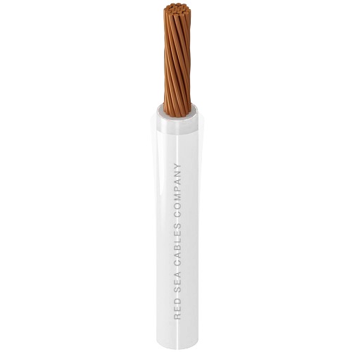Stranded Copper American Building Wire 16 AWG 600V PVC Insulated Nylon Jacketed White 500ft | RESCAB
