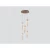 Hanging Light 3000 Kelvin Length 1500 mm Width 250 mm Gold Grey |  - Image 2
